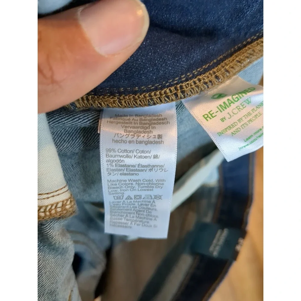 J. Crew Mens 36x32 Athletic‎ Slim Fit Medium Wash Jeans